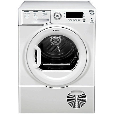 Hotpoint SUTCDGREEN9A1 Ultima Heat Pump Tumble Dryer, 9kg Load, A+ Energy Rating, White Hotpoint SUTCDGREEN9A1 Ultima Heat Pump Tumble Dryer, 9kg Load, A+ Energy Rating, White
